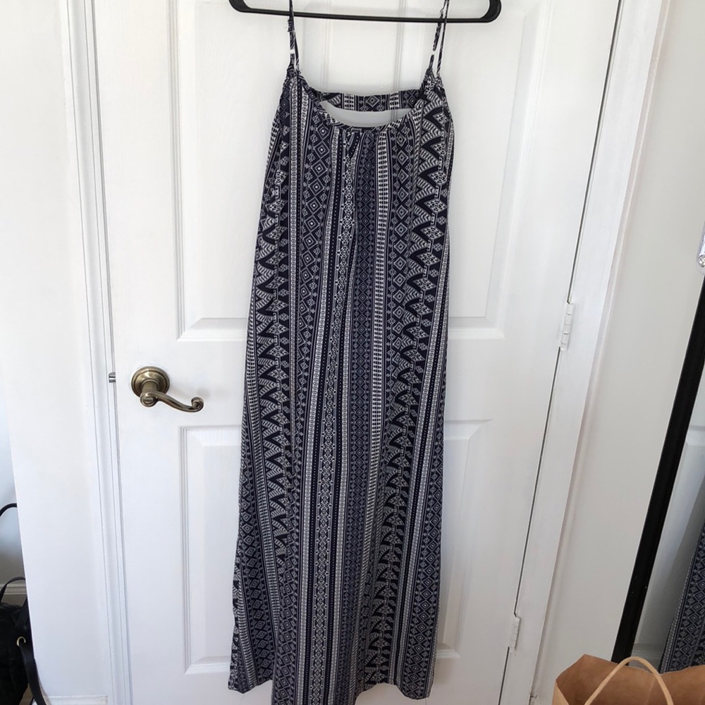 Blue maxi dress